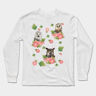 Owls and owl Long Sleeve T-Shirt